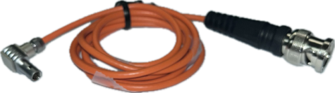 Orange Quality, Lemo 00 Right Angle to BNC RG 174, 3' ft Cable